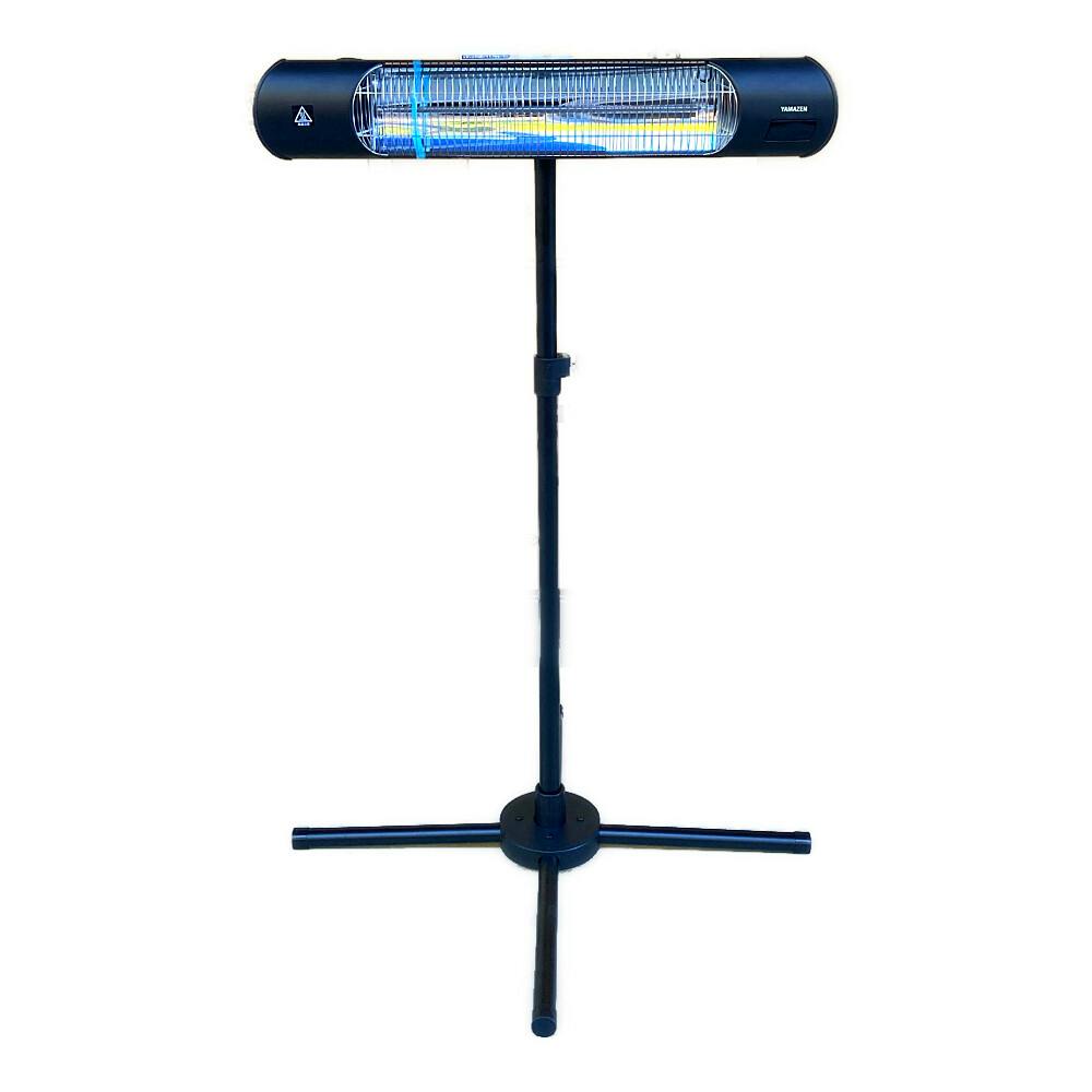 カインズ』全面フラットヒーター 温度調整可能 正方形 黒 カインズ