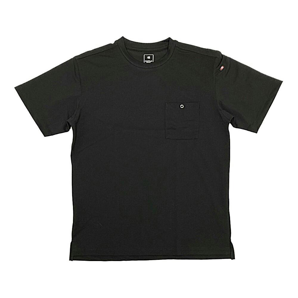 657フォーマルTシャツ ブラック XXL | 作業着・作業服・安全靴 通販