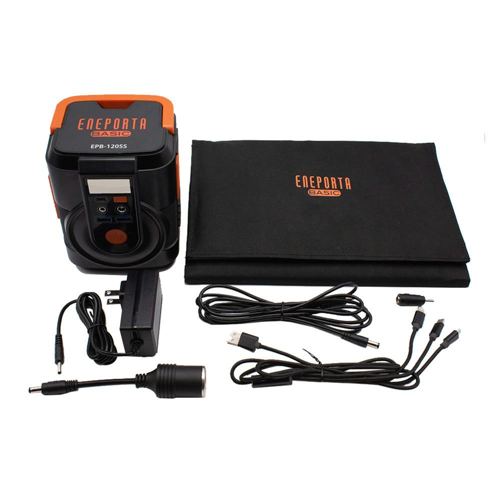 クマザキエイム ポータブル電源 ソーラーパネルセット EPB-120SS