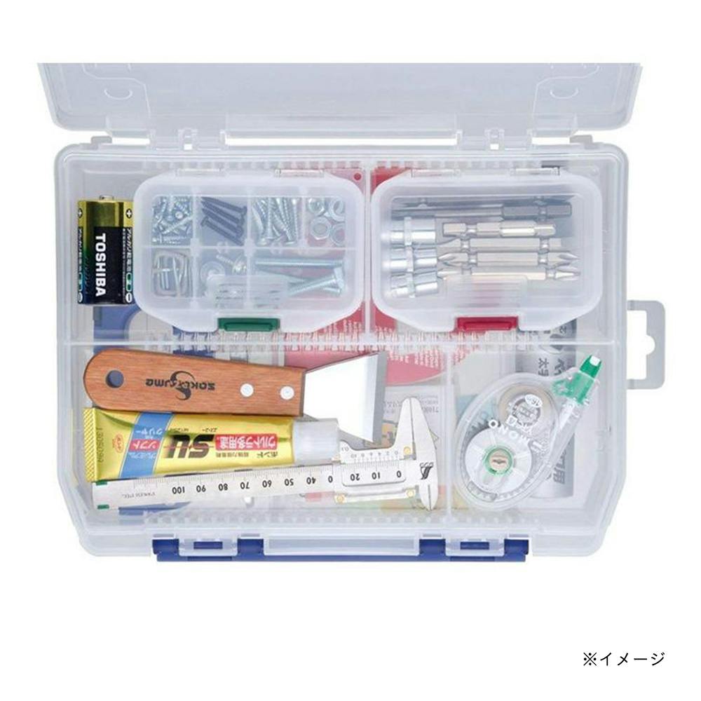 メイホー ディープケース クリア D-1200ST 幅25.5cm 奥行19cm 高さ6cm