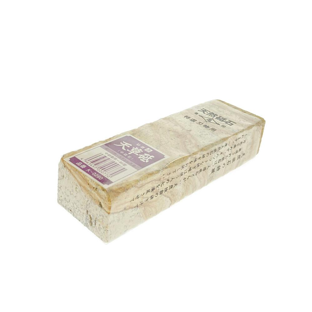 フチオカ 亀印 天然砥石 天草砥 80型中砥石 赤 K-0280 | 作業工具