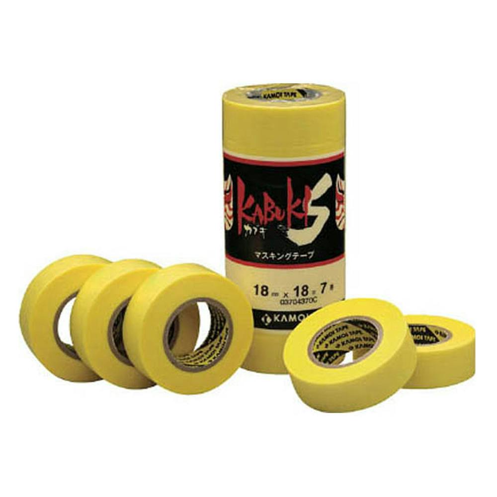 カモ井加工紙 車両・塗装用 マスキングテープ KABUKI-S 幅30mm×長さ18m