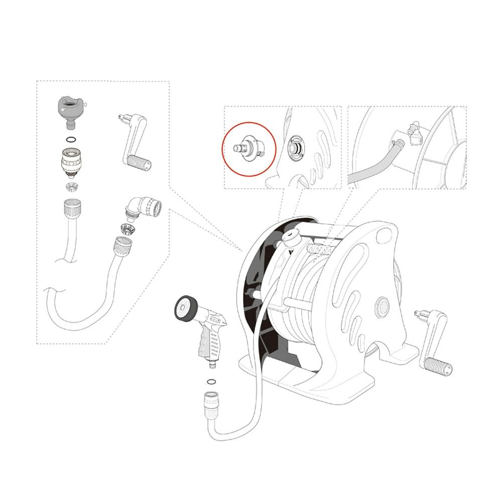 タカギ オーロラニップルセット QR201GY2 | 散水用品・ホース 通販