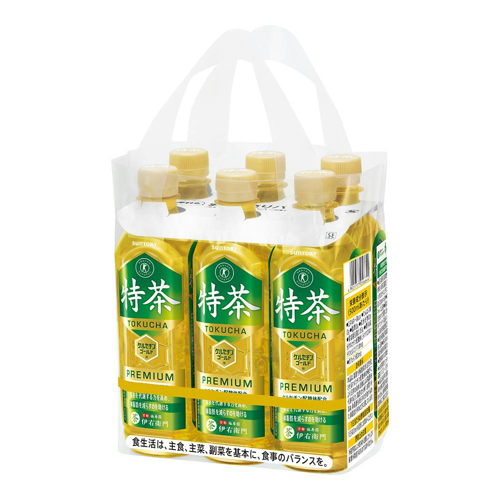 SUNTORY 伊右衛門 特茶 500ml✖️24本 3ケースA22 M109317169 - 茶最