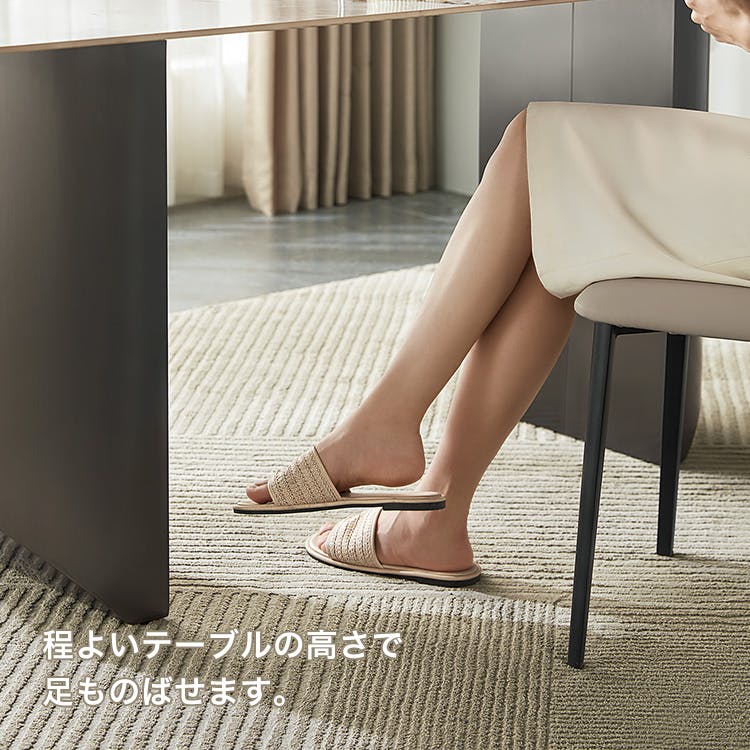 ダイニングテーブル＆チェア-オレンジ- 5点セット 160cm／カラー