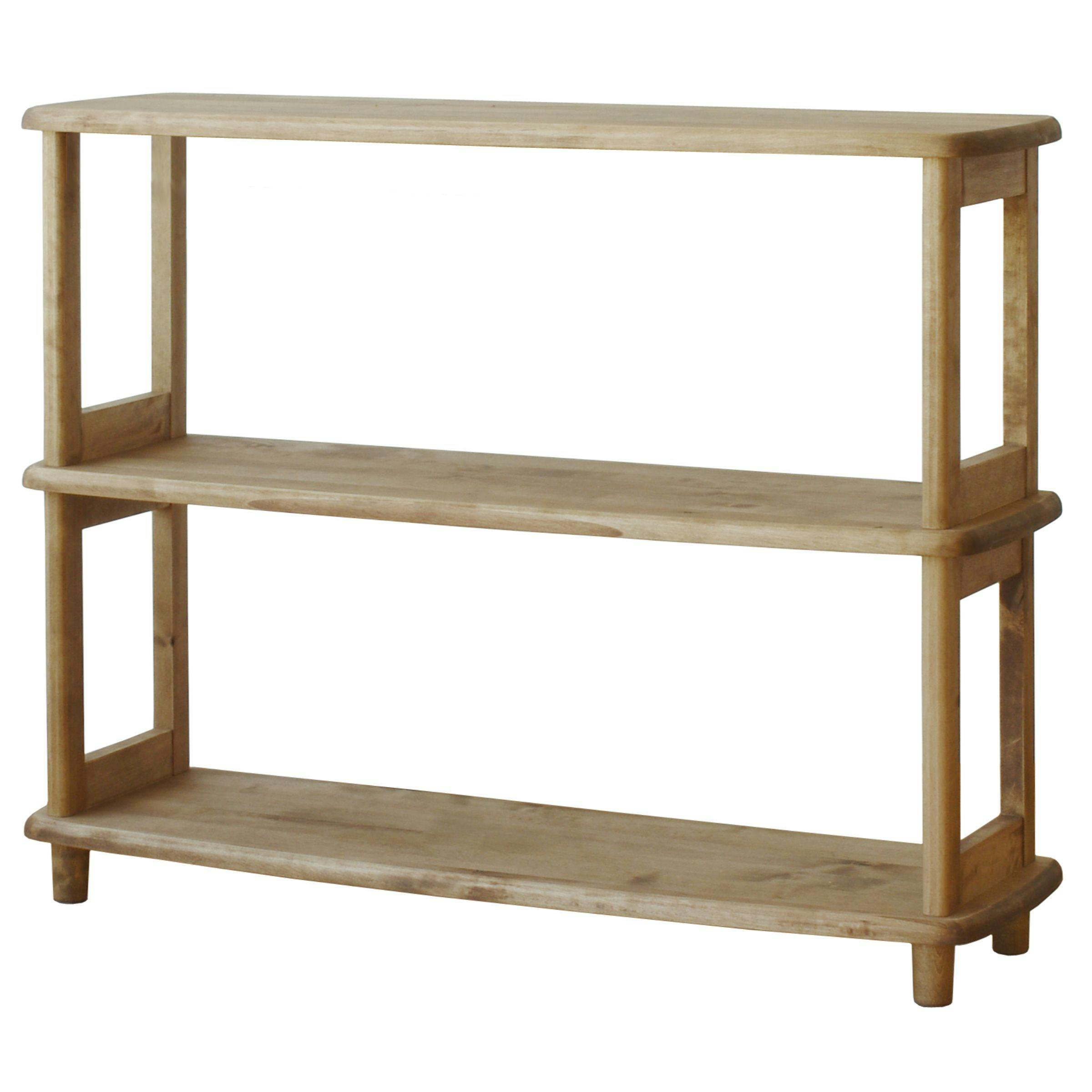 nora. シェルフ ロサ ナチュラル おしゃれ 収納 棚 幅92 ラック