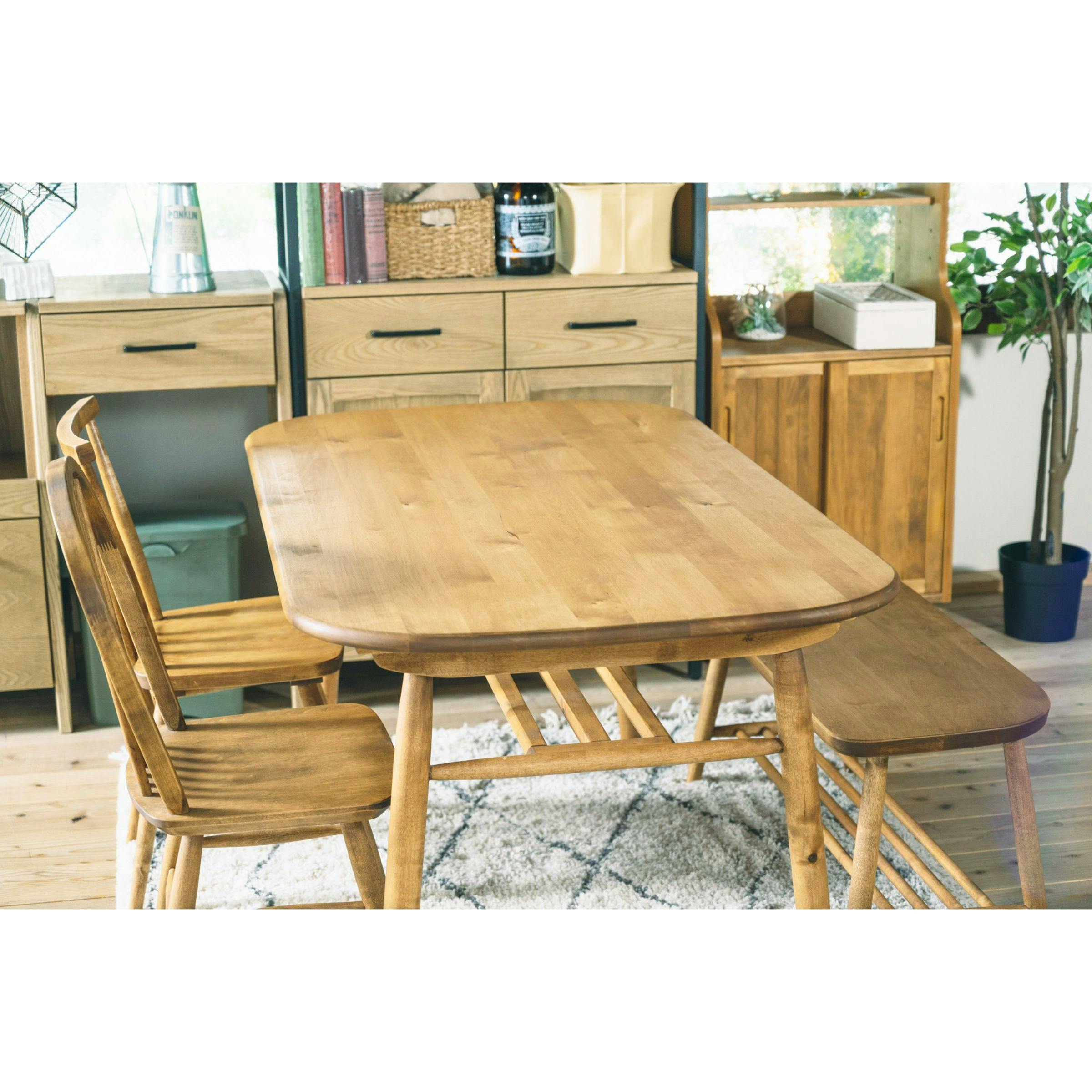 nora. ダイニングテーブル ロジー ナチュラル 4人用 4人 テーブル 北欧