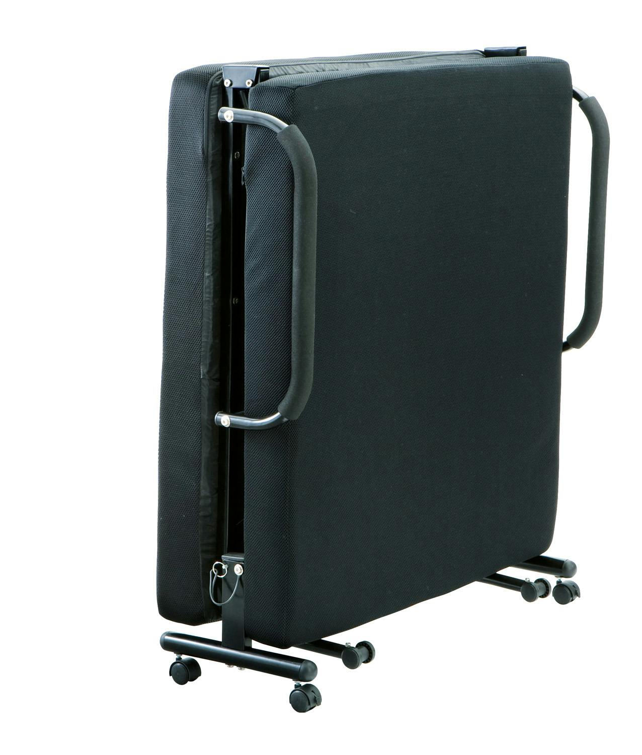 UTILITY KOEKI FBD-400(BK) 低反発折り畳みベッド 98×L210×44-75(床面