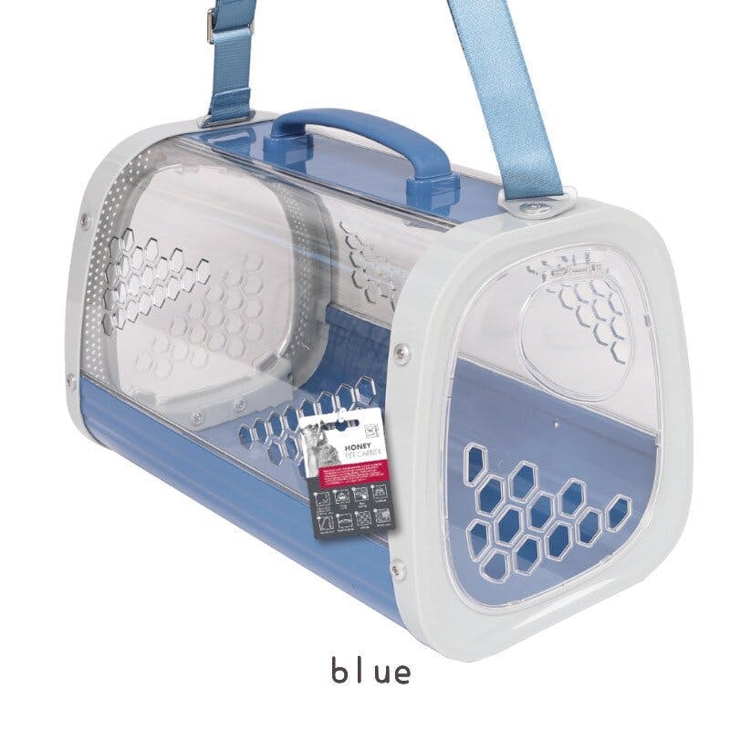 Mercedes Pets ペットキャリーバッグ ブラック/ブルー メルセデス