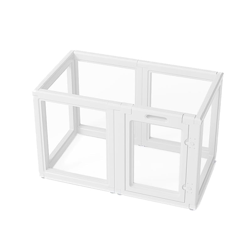 Petifam ホワイトフレームクリアサークル LOW 6面セット ケージ