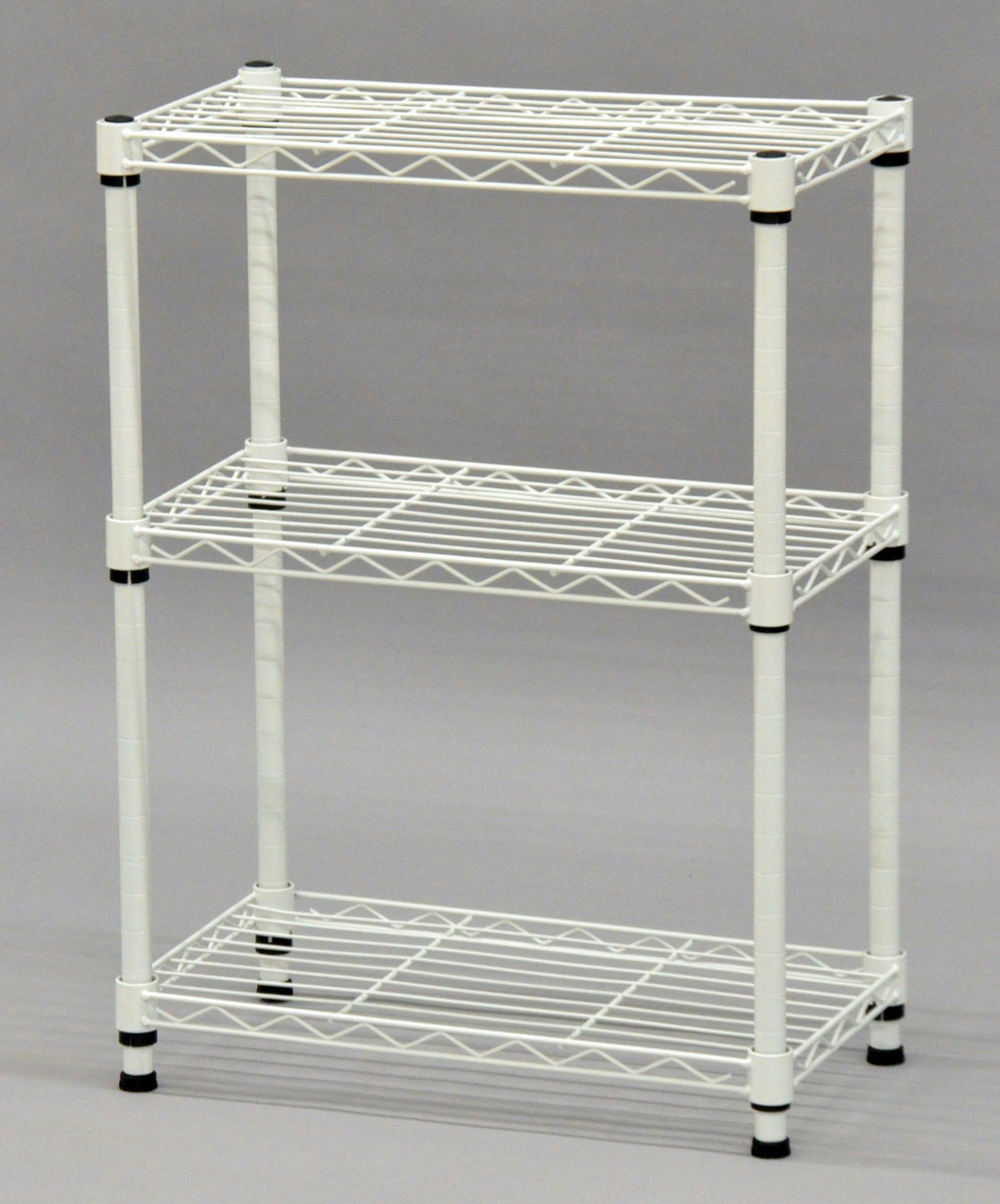 AIS エイアイエス 19φスチールラックセット ホワイト メタルラック