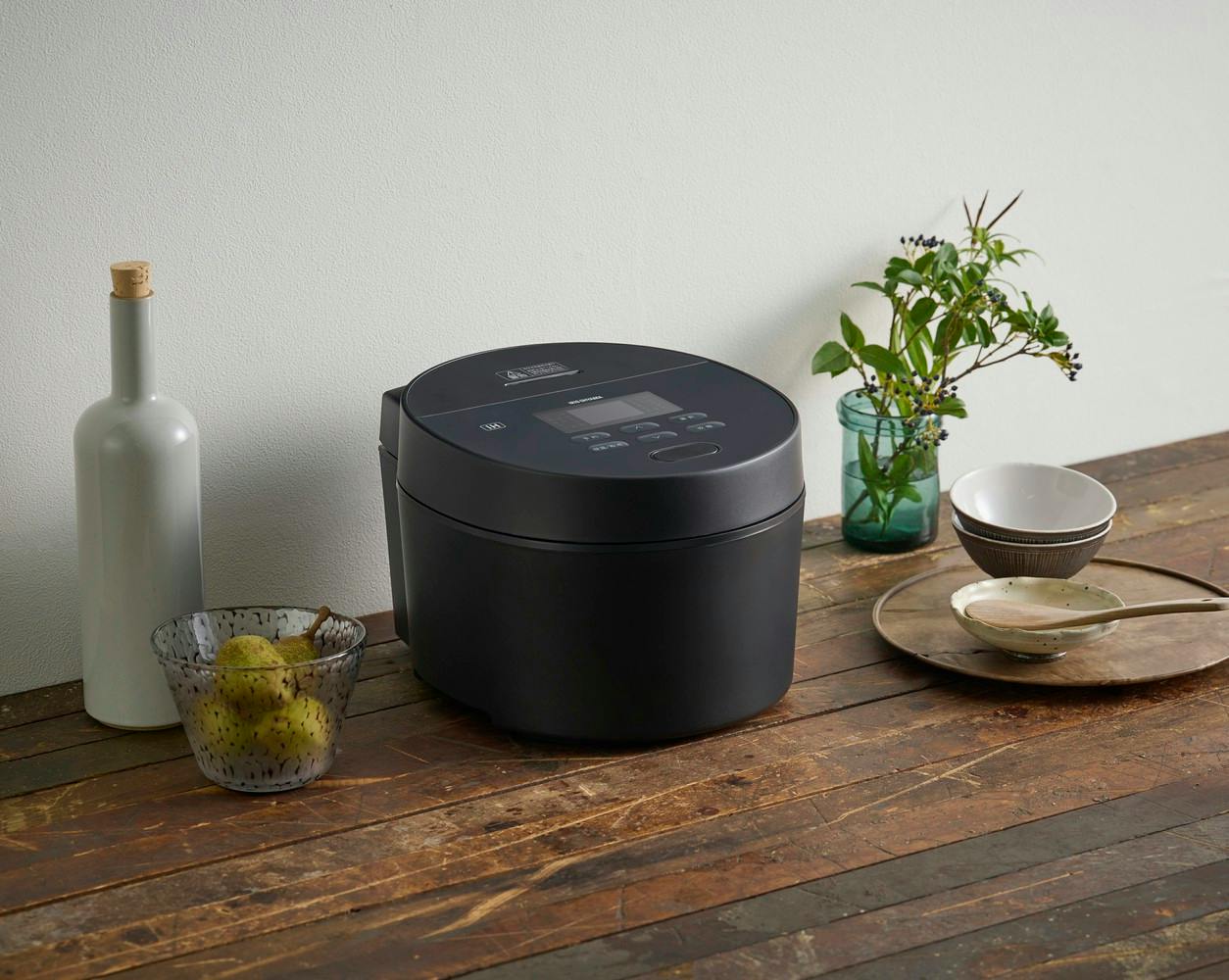 アイリスオーヤマ IHジャー炊飯器 5.5合 ブラック 銘柄炊き 早炊き