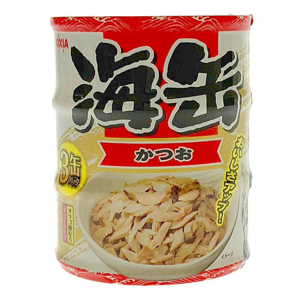 海缶 3個入り 48パック 海缶ミニ3P 海缶 猫缶（成猫用） 60g×3個