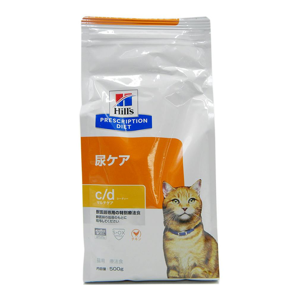 mu7573 チキン ヒルズ 尿ケア c/d シーディー 猫用 マルチケア4kg