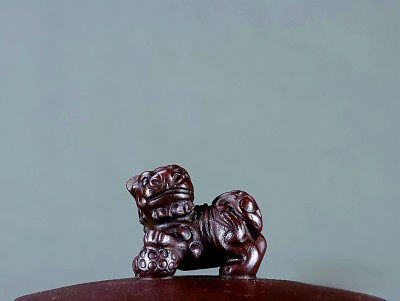 中国 清時代獅子紋天字小壺 清代狮子- Top 100件清