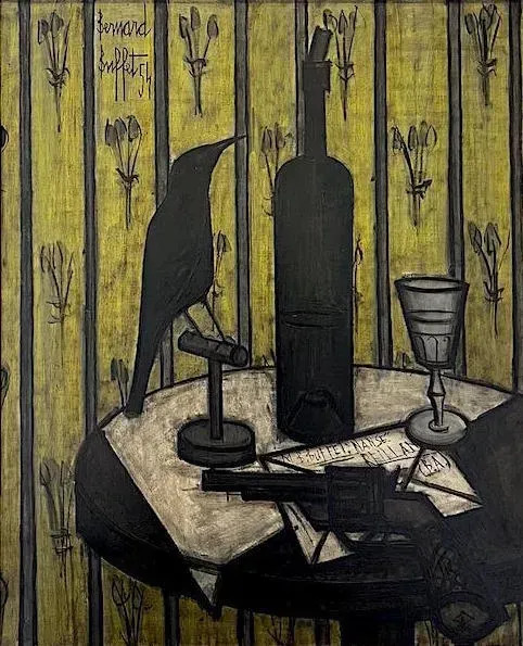 巨匠の肉筆模写 アンティーク調 ゴールド額縁、ガラス入りF10号保田三