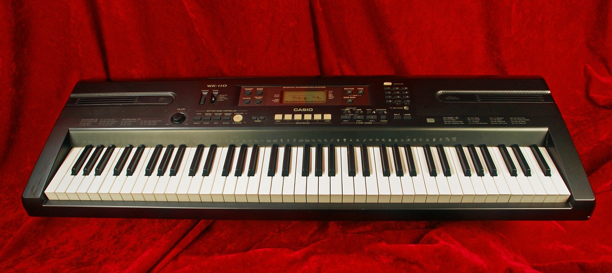 Casio WK-110 77鍵 電子ピアノ キーボード CASIO WK-110 77鍵 電子
