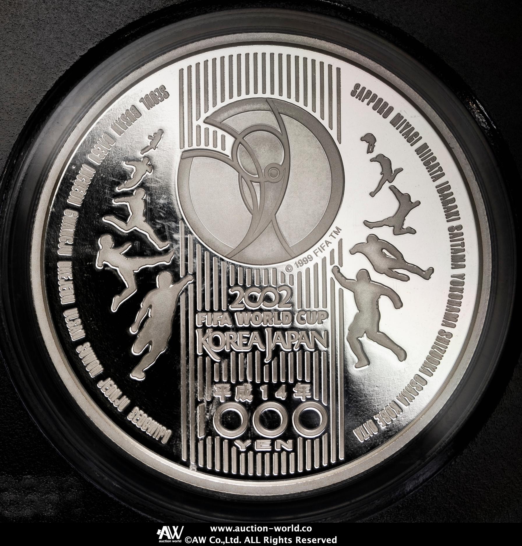 2002 FIFA World Cup 記念プルーフ硬貨500円18枚 2002 FIFA World Cup