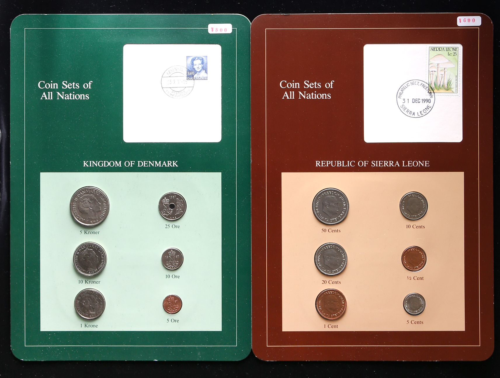 COINS OF ALL NATIONS 世界の国々の ファイル2冊 Yahoo!オークション
