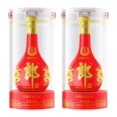 郎酒红花郎(15)53度500ml*6 整箱装酱香型白酒【价格图片品牌报价