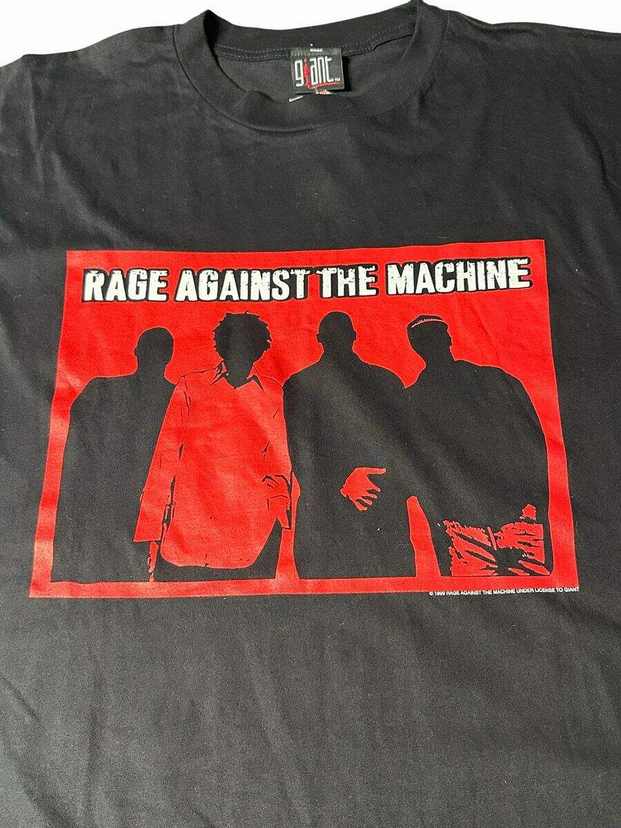 Vintage 1999 Giant / Hot Topic RAGE AGAINST THE MACHINE XXL T