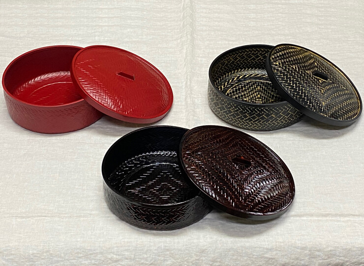 ふた付き菓子器（大） | 【公式】井上らんたい漆器