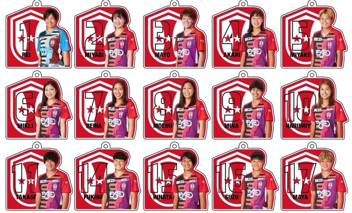 サンフレッチェ広島レジーナ 中嶋淑乃 勝利限定キーホルダー