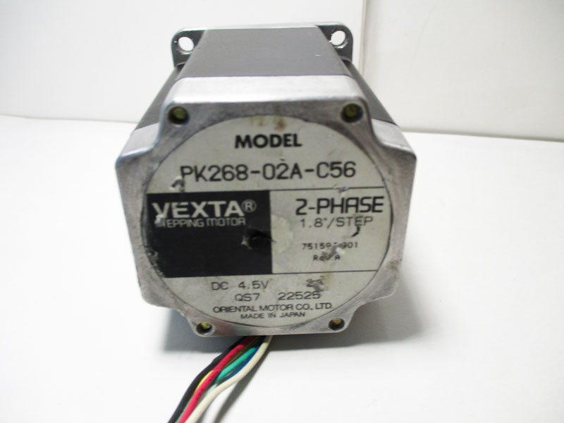 Used Oriental Motor Vexta PK268-02A-C56 2-Phase DC 4.5V, 2A