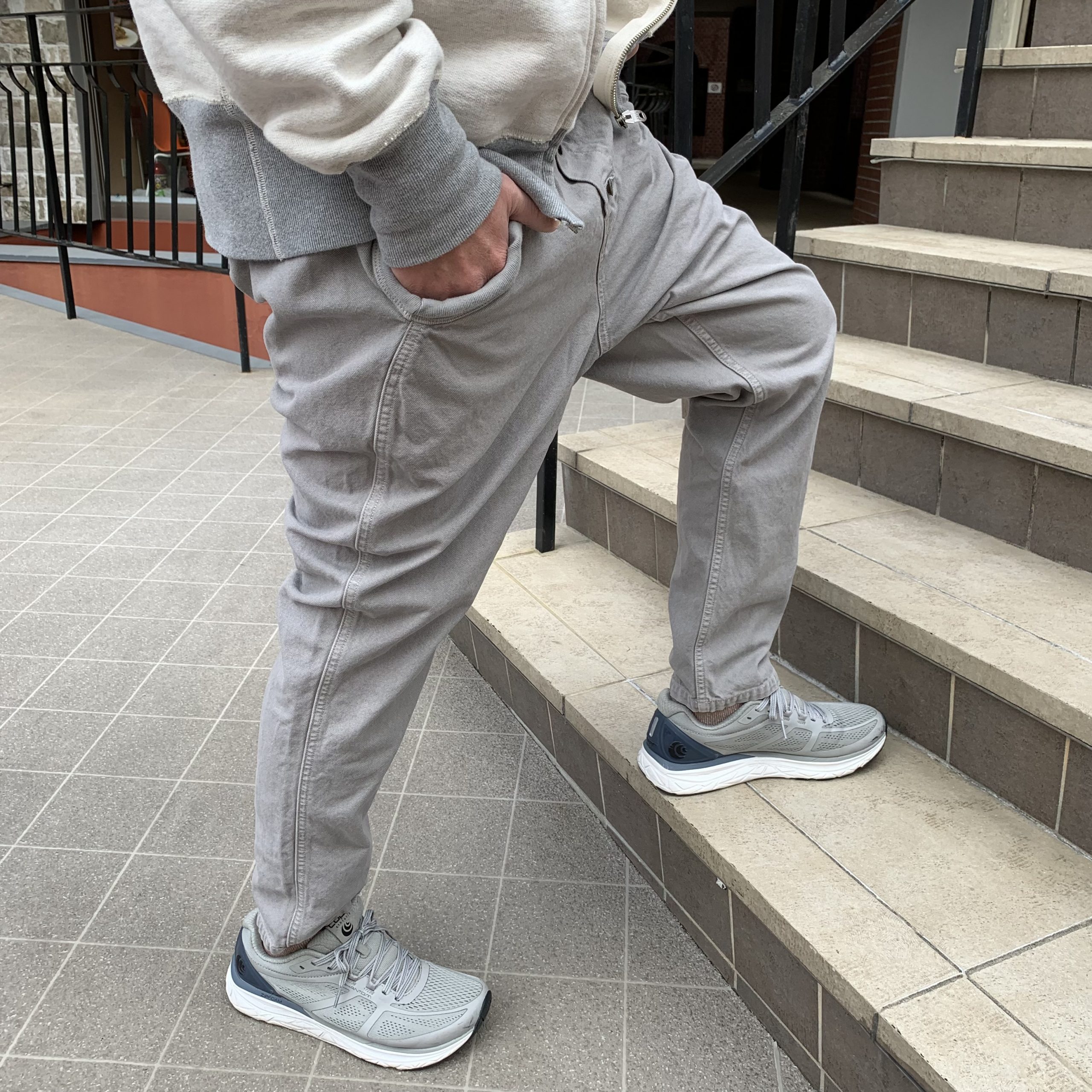 KAPITAL サルエルパンツ グレー