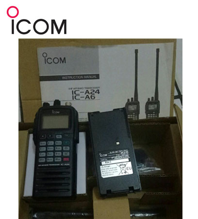 ICOM エアーバンドトランシーバー IC-A24 ICOM エアーバンド