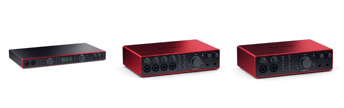 Focusrite Scarlett シリーズにマルチチャンネルモデルが登場