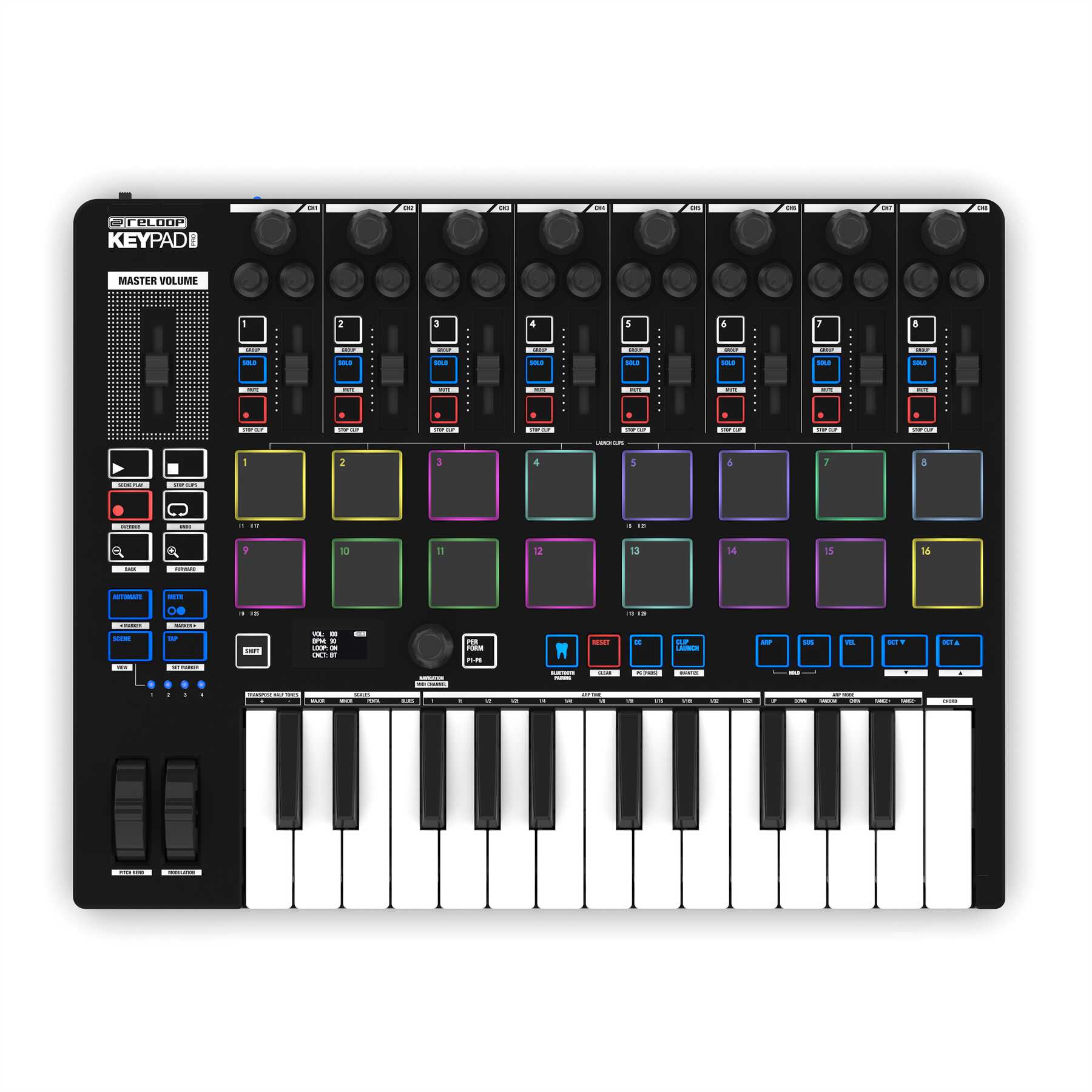 Novation Launch Control XL 3 | ルックスも操作性も刷新！有機EL