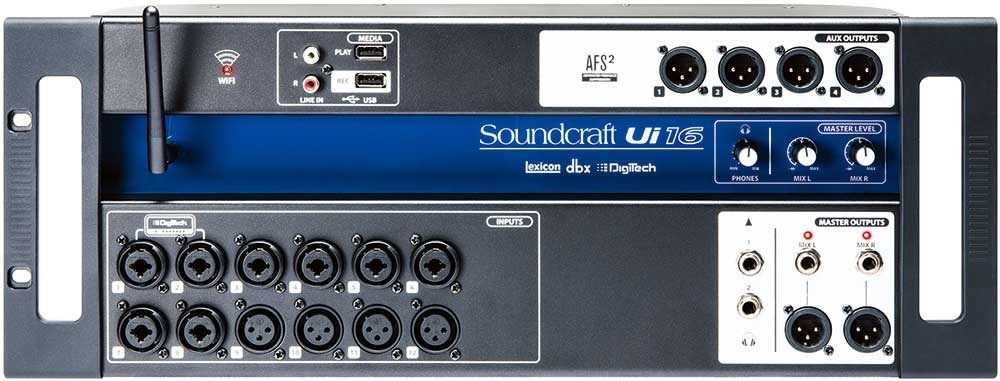 タブレットやPCでコントロールできるミキサー Soundcraft Ui12 Ui16