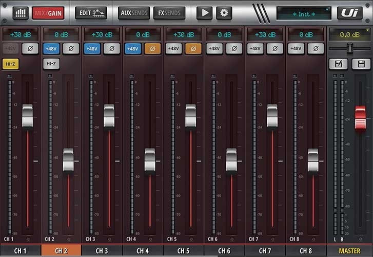 タブレットやPCでコントロールできるミキサー Soundcraft Ui12 Ui16