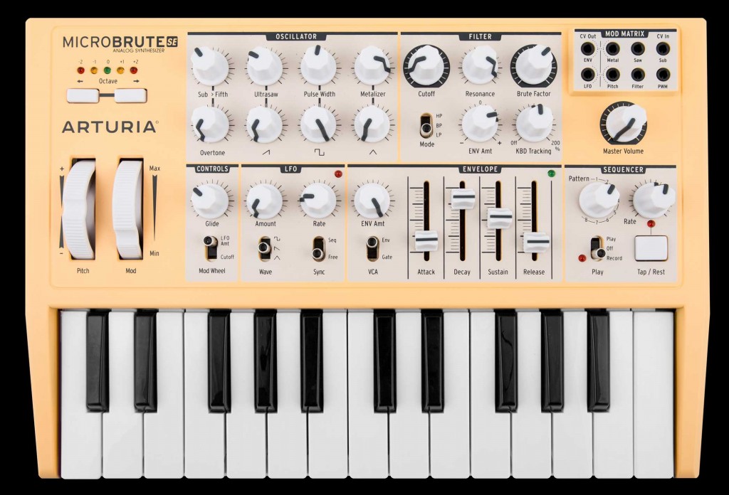 コンパクトなミニ鍵盤アナログシンセサイザーMICROBRUTEのスペシャル