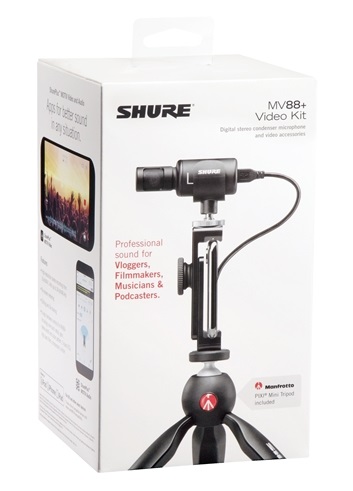配信機器・PA機器・レコーディング機器 Shure mv88+ video kit SHURE