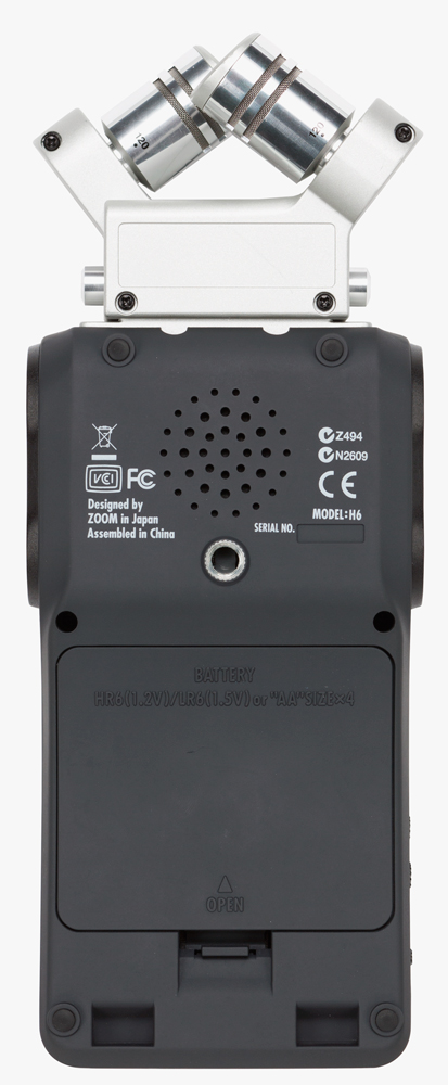 ZOOM H6 Handy Recorder | シーンに応じてマイクユニットを交換できる