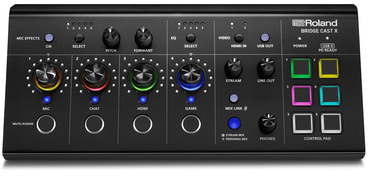 ROLAND BRIDGE CAST ONE | ゲーマーやストリーマー向け小型ゲーミング