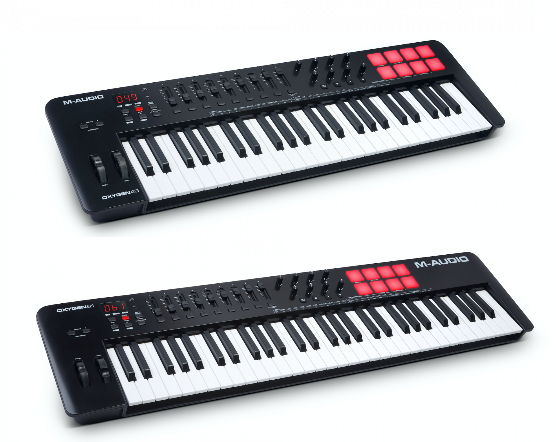 鍵盤楽器 m-audio oxygen49 製品情報：Oxygen 49：M-AUDIO