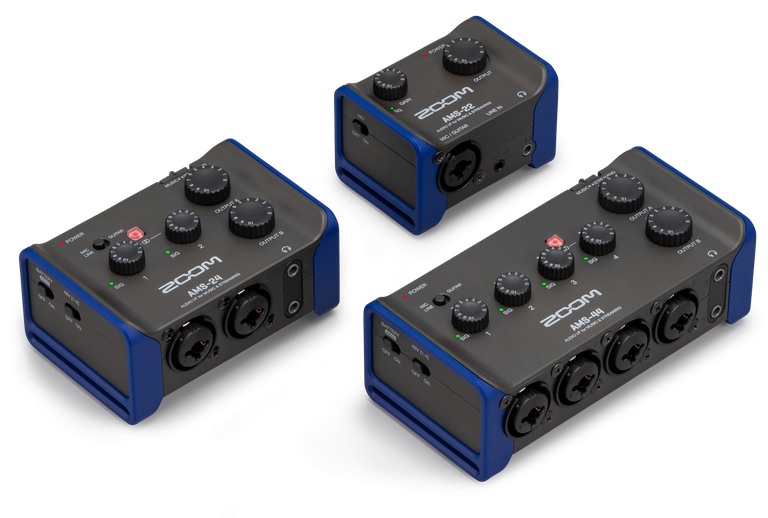 ZOOM ” AMS-44 / AMS-24 / AMS-22 ” | 音楽制作/ 配信 の2モードを備え
