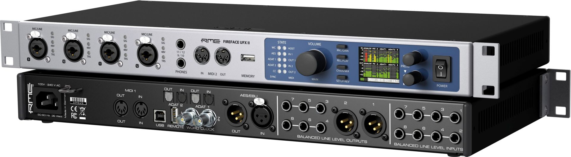 RME Fireface UFX II (ver.FS) | 30 入力 / 30 出力 192 kHz対応 USB