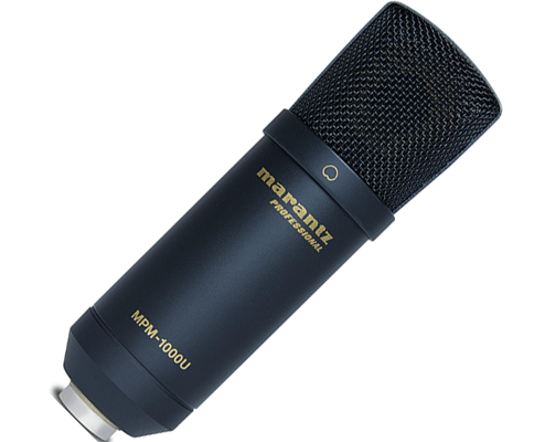 マランツからUSBコンデンサーマイクが登場！ marantz MPM-1000U(J