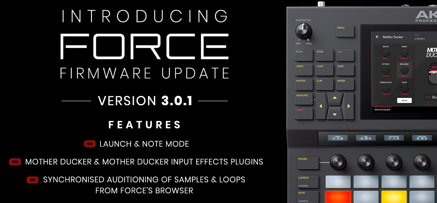 Akai Force | 楽曲制作からパフォーマンスまで一台で可能な
