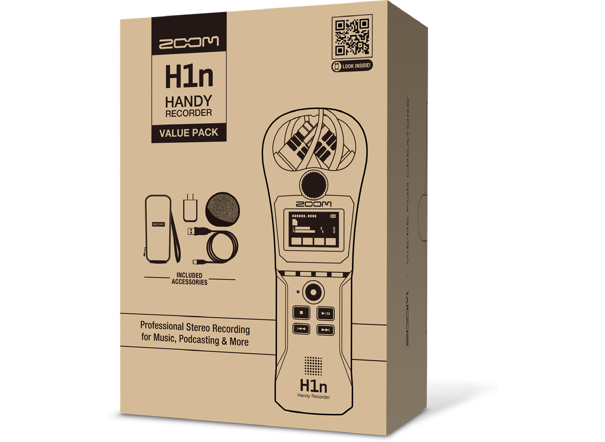 ZOOM H1N 別売り可 バイノーラルマイク付き ZOOM H1N 別売り可