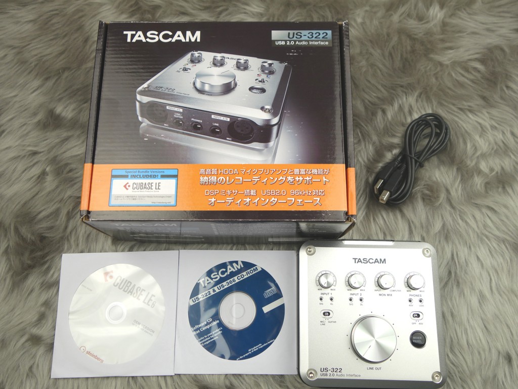 TASCAM「US-322」インストールとSONAR X3での設定方法 | Digiland