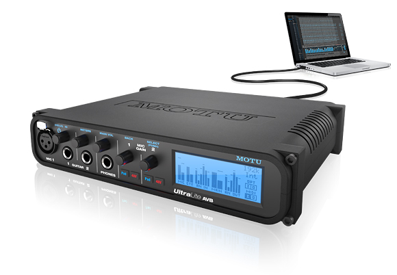コンパクトなAVBオーディオ・インターフェース MOTU UltraLite AVB