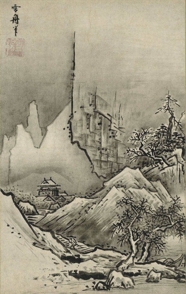 真ん中の線はいったい何だ！？雪舟の傑作、国宝「秋冬山水図」の謎に