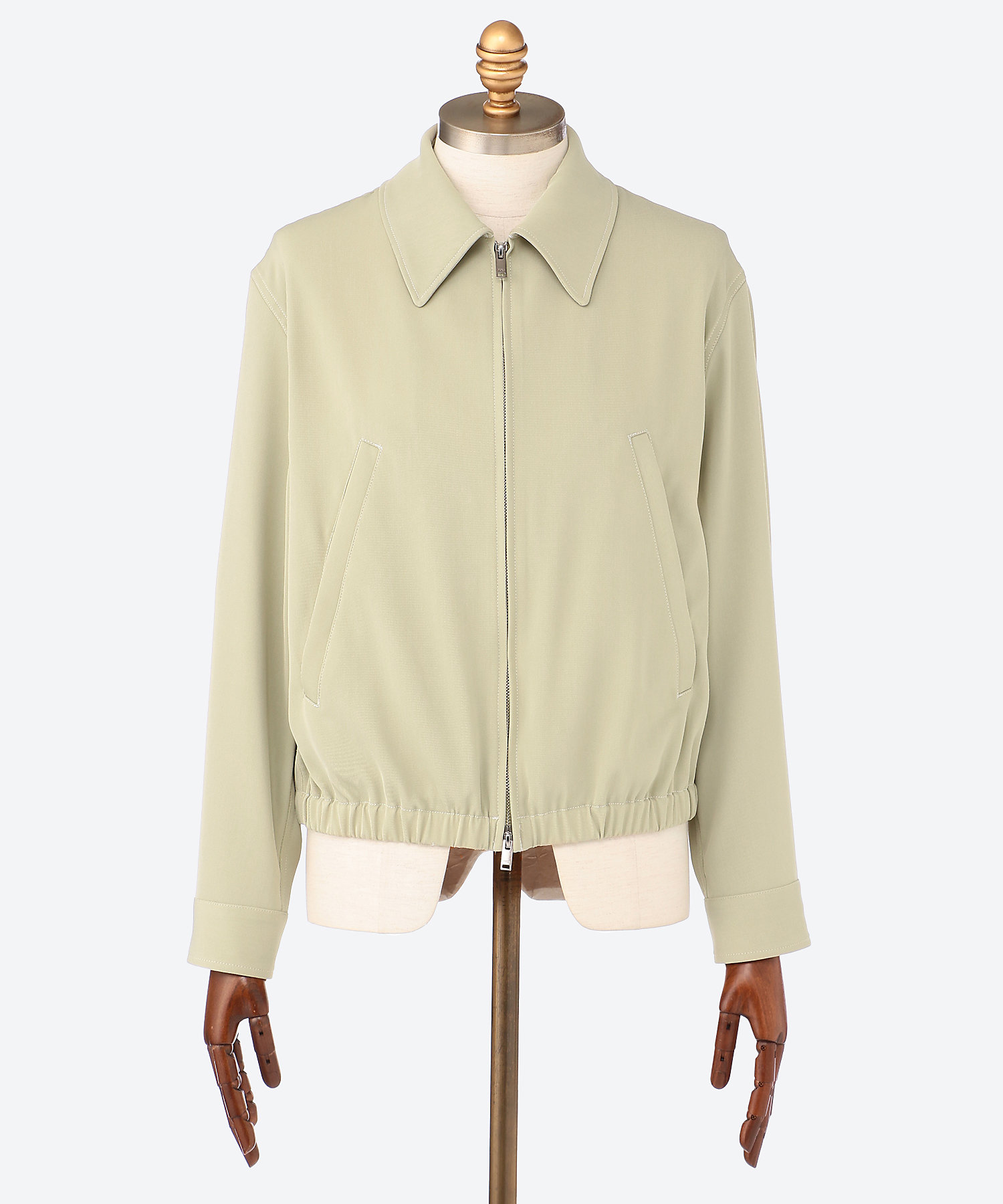 YOKE FRONT ZIP BLOUSON YK25SS0906B