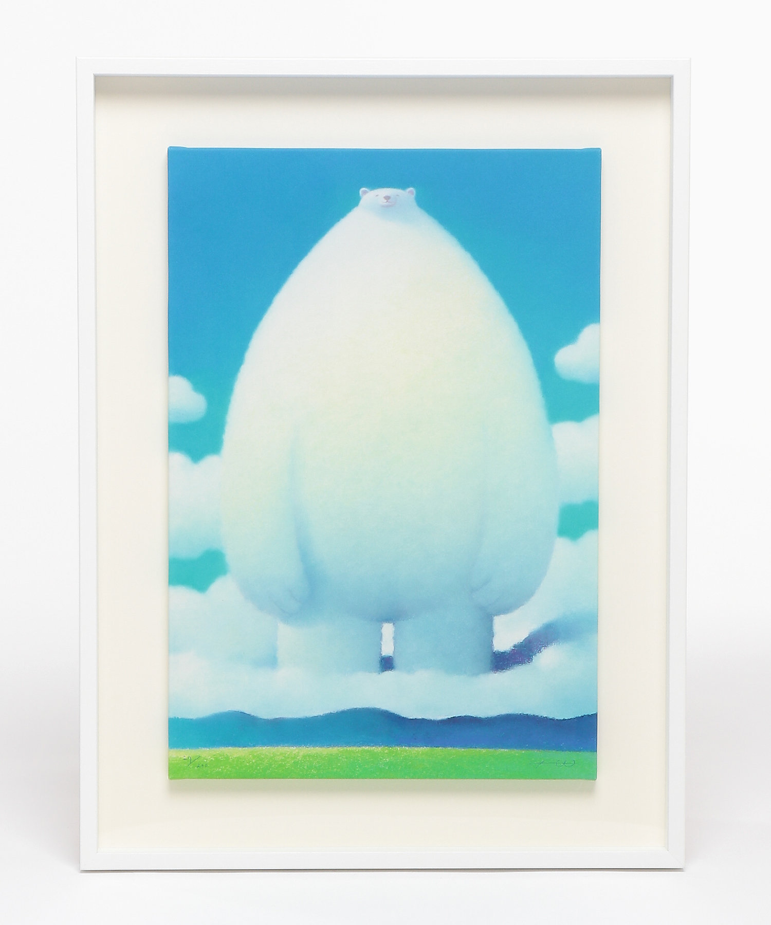 青の時間 渡辺宏 絵画 版画 1／300 青の時間 渡辺宏 絵画 版画