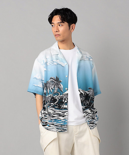 シャチmuta MARINE水着 サイズ7 ネイビー・トロピカル柄 muta MARINE